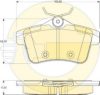 GIRLING 6118281 Brake Pad Set, disc brake